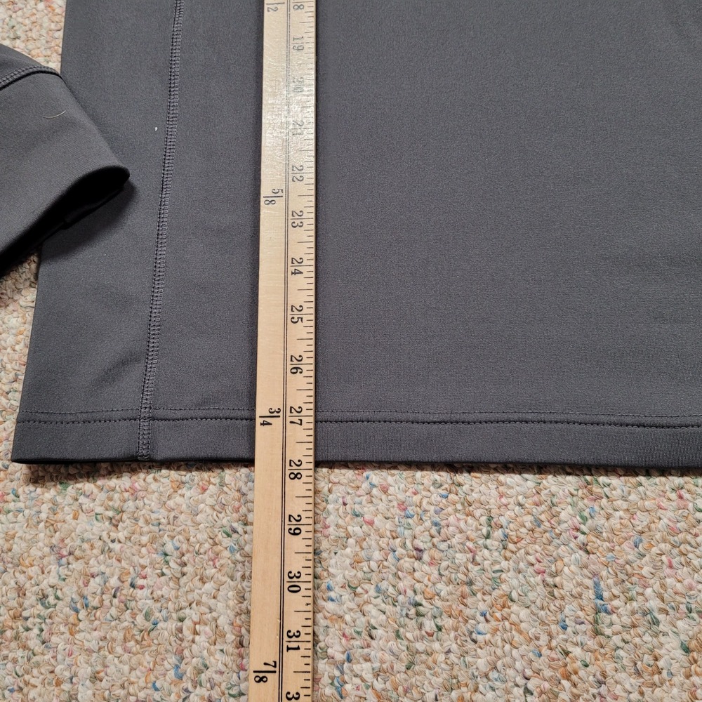 Obermeyer Flex Shirt Mens Large Grey 1/4 Zip Pullover Outdoors Active Base Layer - Picture 9 of 16